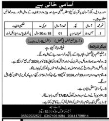 Muszaffarabad Job 2024: Officer Commanding Headquarters